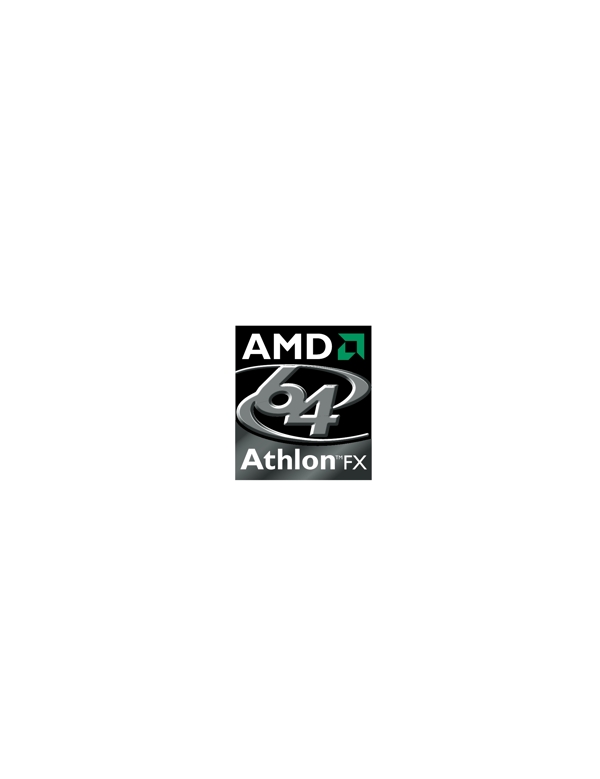 AMD64AthlonFX1logo设计欣赏AMD64AthlonFX1电脑硬件标志下载标志设计欣赏