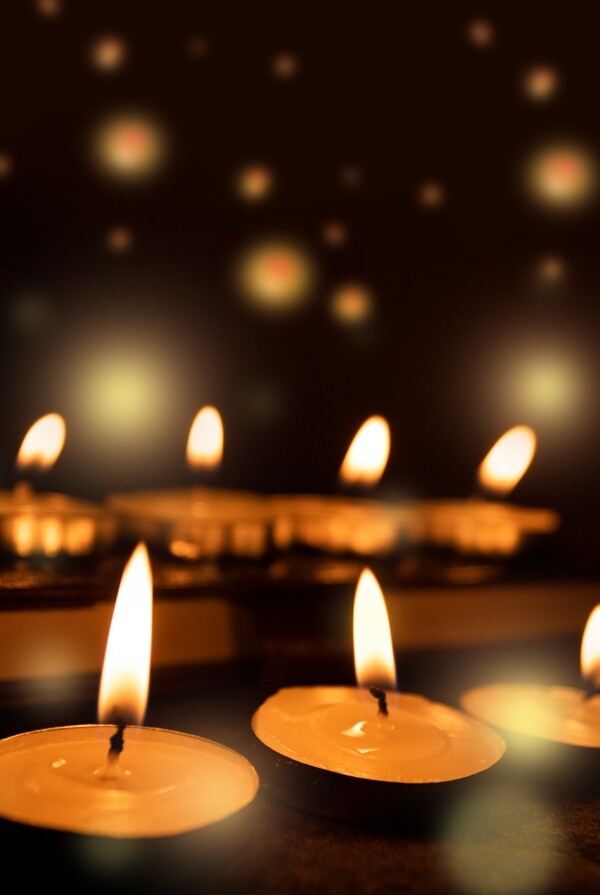 蜡烛祈求祈福背景