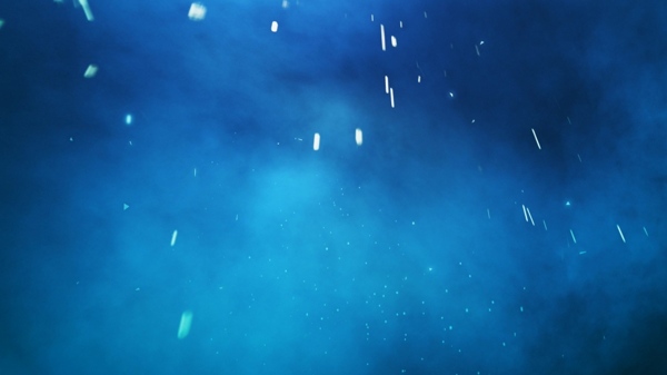 蓝色粒子视频背景