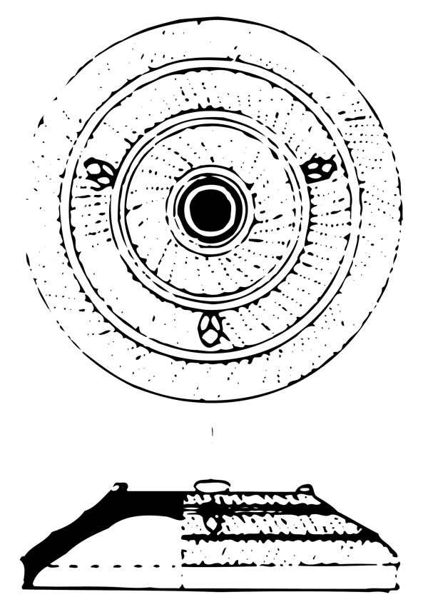 秦汉时代版画装饰画矢量eps格式0197