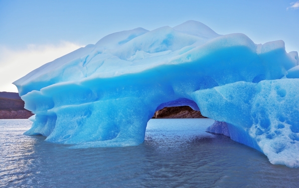 唯美南极冰川图片