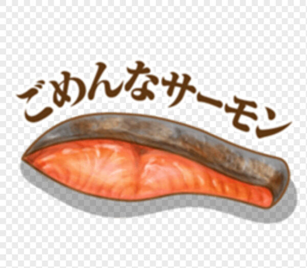 手绘日式香煎三文鱼块