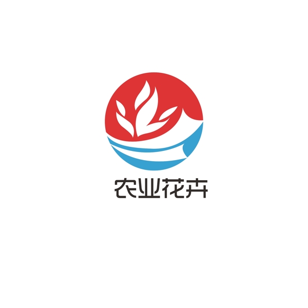 农业花卉logo设计