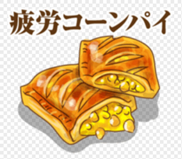 两个美味可口的玉米派