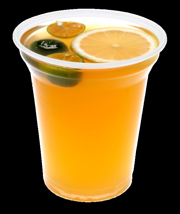 橙子小青柠酸甜可口健康果汁饮品