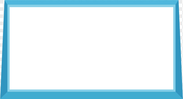 简约蓝色边框现代创意装饰