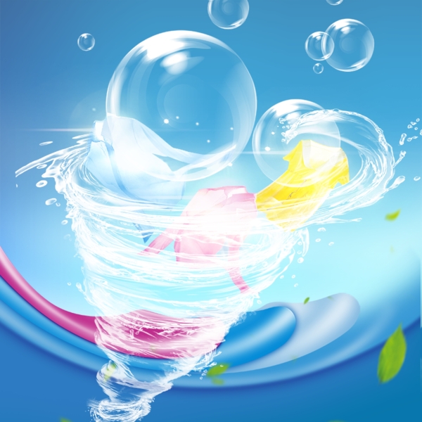 旋涡水泡气泡肥皂泡圆形泡泡