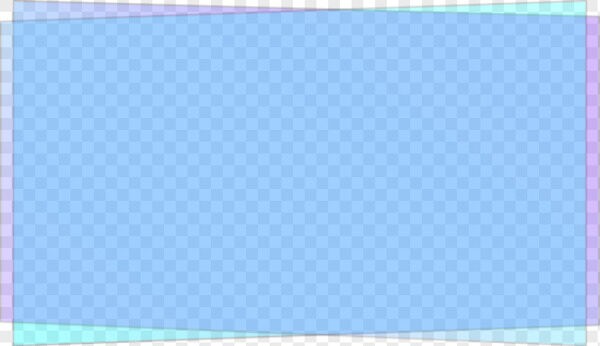 蓝色简约透明创意方形边框装饰