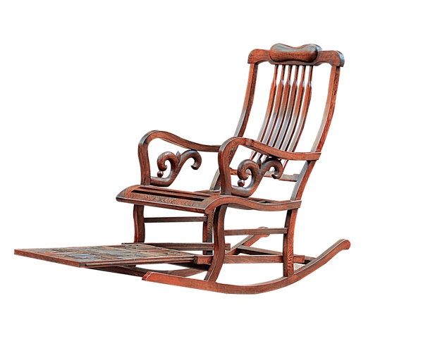 古董实木家具摇椅