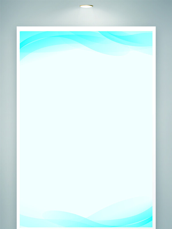 清新简约蓝色波浪纹背景纹理