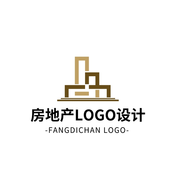 简约大气创意房地产logo标志设计