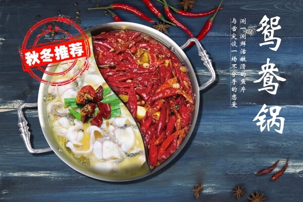 鸳鸯火锅鱼肉图片