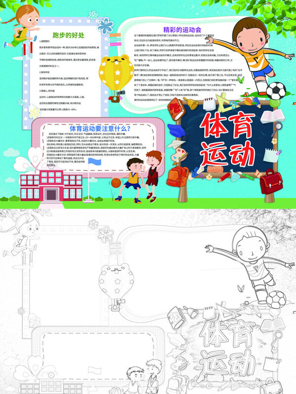 体育运动体育知识手抄报