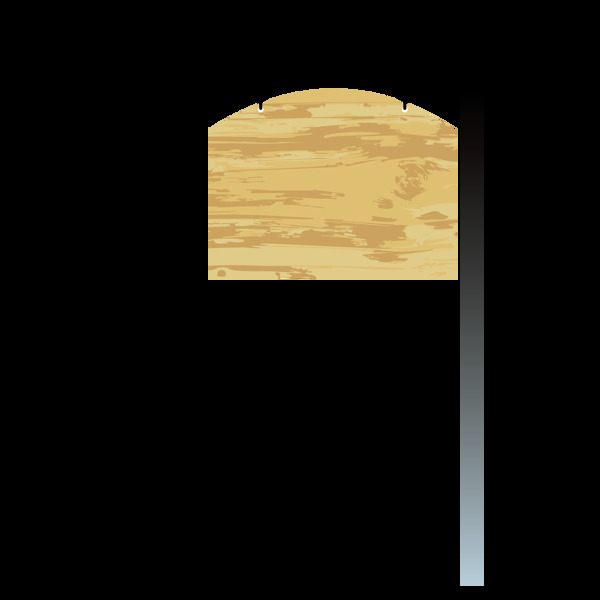 木板吊牌元素