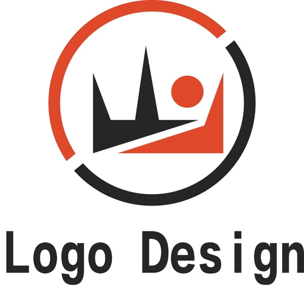 山峰形logo设计