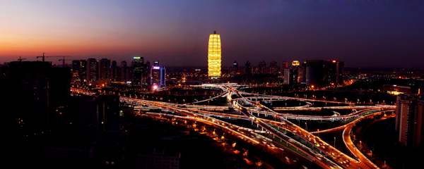 郑州东区夜景图片