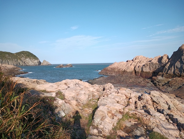 大海石头海边风景